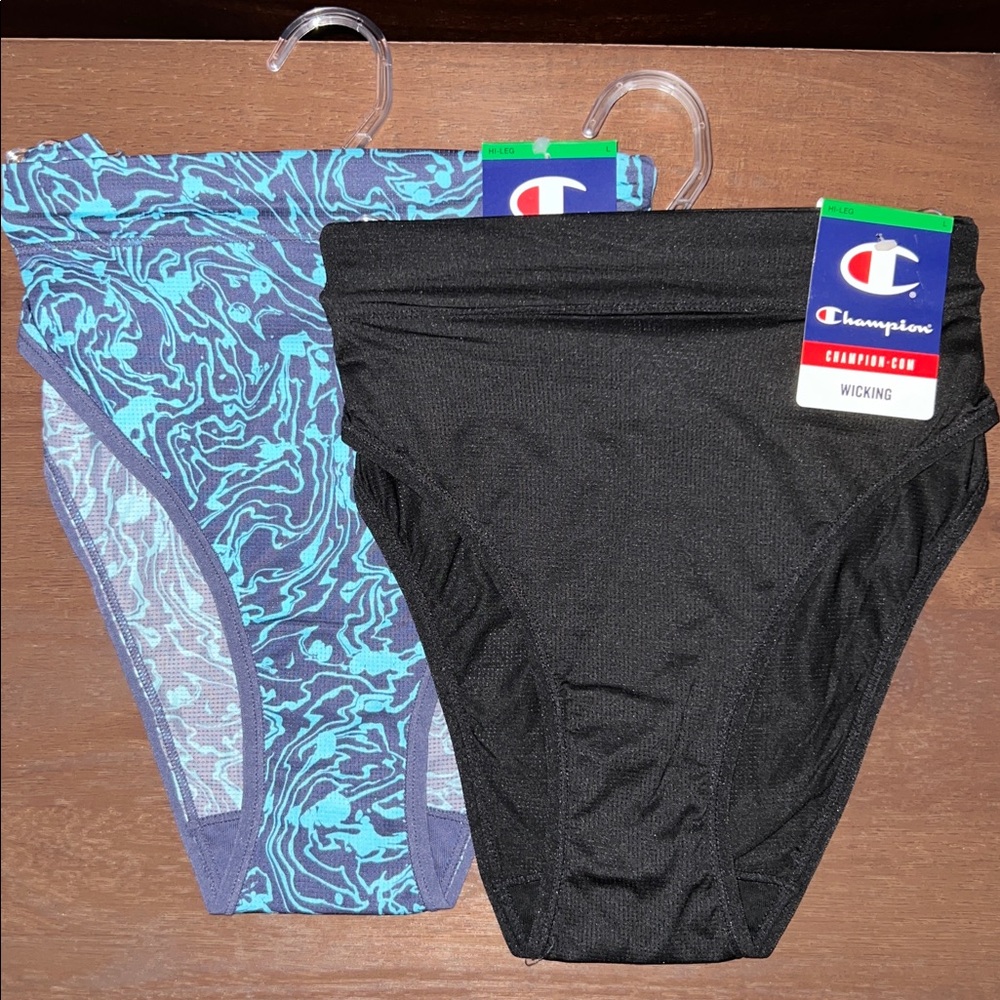 Champion Women’s Wicking High Leg - 2 pack, Size: Large